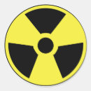 Recherche de radioactive symbol stickers Rayonnement