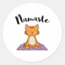 Search for yoga cat stickers Meditation