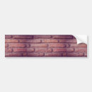 Search for bricks bumper stickers Red