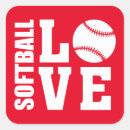 Recherche de love softball stickers Amour