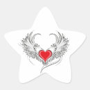 Search for heart with wings stickers Angel