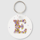 Search for letter e keychains Flowers