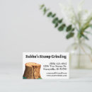 Search for stump grinding business cards Forest