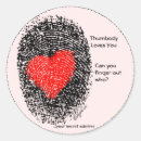 Search for fingerprint stickers Heart