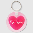 Search for bright pink keychains Girly