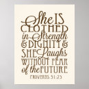 Search for strength and dignity posters Christian