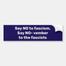 Recherche de fascisme voiture autocollants Vote