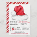 Search for santa hat invitations Watercolor