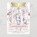 Search for dream catcher baby shower invitations Feather