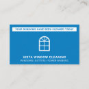 Search for window cleaner business cards Blue