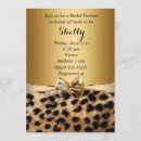 Search for cheetah party invitations Gold