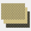 Search for gold and black christmas wrapping paper Festive