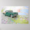 Search for road maps posters Retro