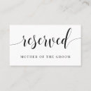 Search for reserved place cards Elegant