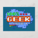 Recherche de geeks cartes postales Nerd