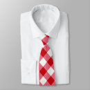 Recherche de damier rouge cravates Rouge et blanc