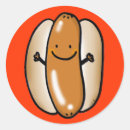 Search for hot dog cartoon stickers Cute