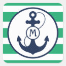 Search for anchor monogram stickers Blue