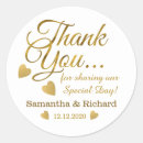Search for bride and groom round stickers hearts