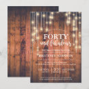 Search for lights birthday invitations Wood