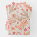 Search for cowgirl boots wrapping paper Pattern