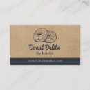 Search for donuts business cards Food
