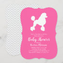 Recherche de poodle baby shower invitations Rose