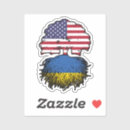 Search for ukrainian american stickers Ukraine