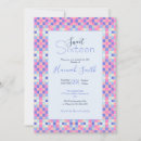 Search for abstract art square invitations Summer