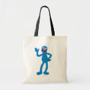 Search for sesame street characters tote bags Grover sesame st