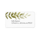Search for olive branch return address labels Leaves
