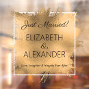 Search for car window decals Just married