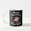 Search for choir teacher mugs Musical notes