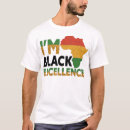 Search for black excellence tshirts History