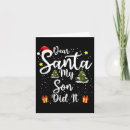 Search for dear santa christmas cards Tree