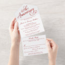 Search for 40th wedding anniversary invitations Elegant