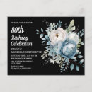 Search for black and blue invitations For her