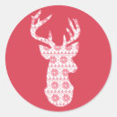 Recherche de motif noël autocollants Cerf