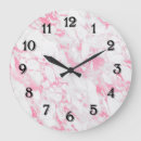 Recherche de marbre blanc horloges Girly