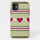 Recherche de coeur et rayure iphone coques Motif