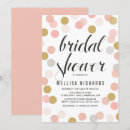 Search for polka dot bridal shower invitations Modern
