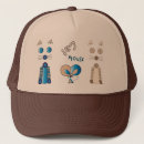 Search for abstract digital hats Illustration