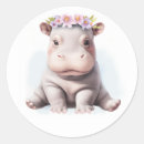 Search for hippopotamus stickers Adorable