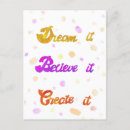 Search for motivational postcards Dream big