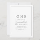 Search for chic 1st birthday invitations For her