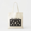 Recherche de fantôme mignon sacs Noir et blanc