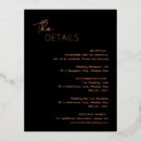 Search for black and rose gold invitations Minimalist