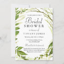 Search for enchanted bridal shower invitations Green