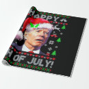 Search for christmas in july wrapping paper Santa