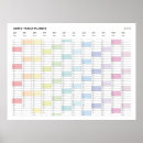 Search for yearly calendar posters Simple